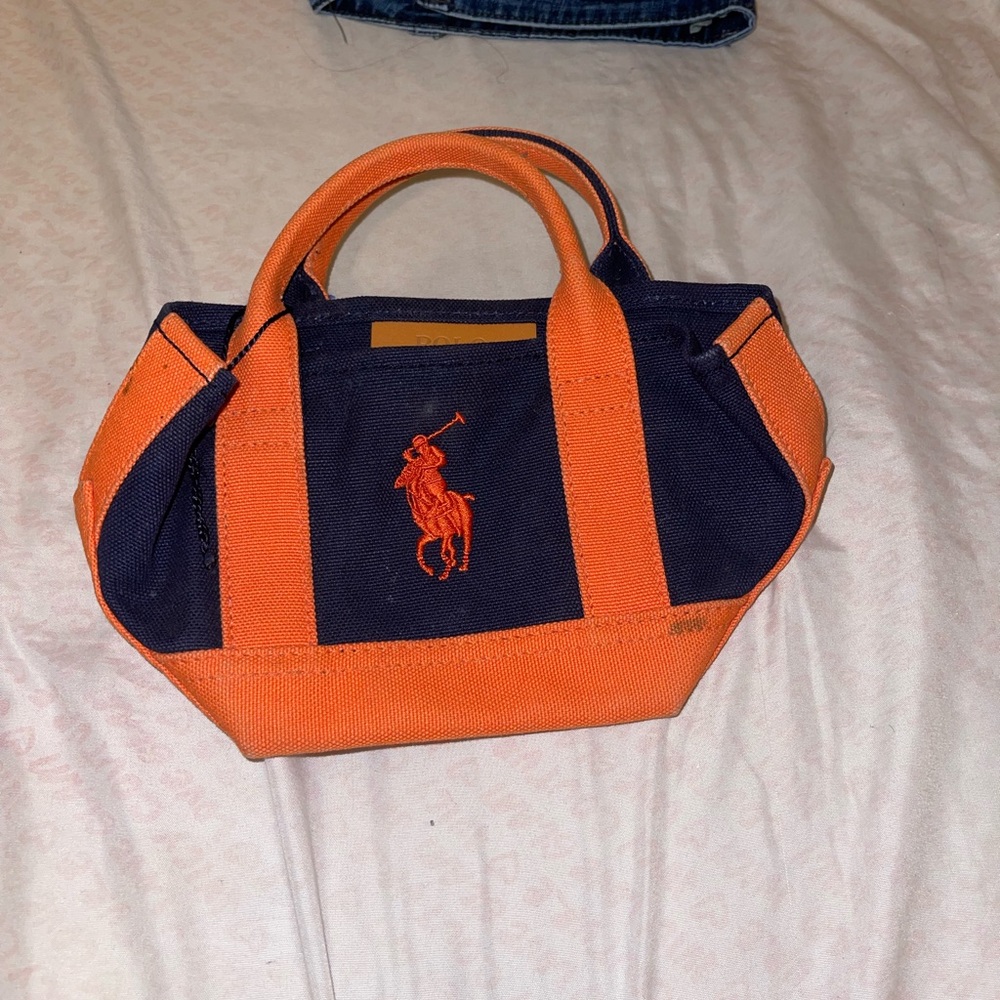Polo Ralph Lauren mini canvas tote bag